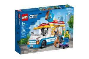 Конструктор LEGO City Great Vehicles Грузовик мороженщика 200 деталей (60253)