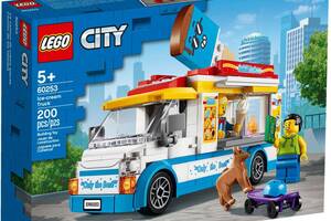 Конструктор LEGO City Great Vehicles Грузовик мороженщика 200 деталей (60253)