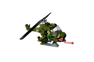 Конструктор Military helicopter с солдатом в военном обмундировании Mattel IR186105