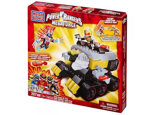 Конструктор Power Rangers Megaforce Поединок Король роботов и Врак Mega Bloks IR33532