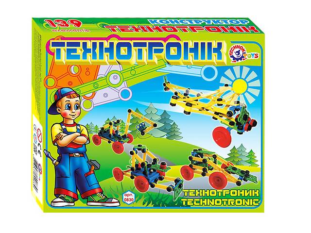 Конструктор Технотроник ТехноК 139 дет (0830)