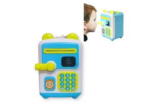 Копилка-сейф з кодовим замком Face Recognition Money BOX синий (WM-4113_356)