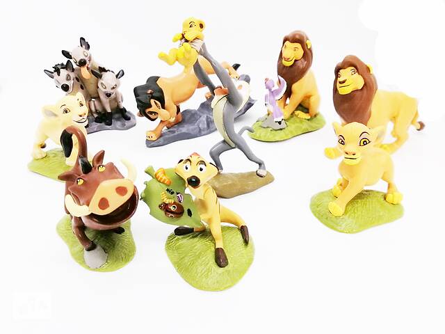 Король Лев Набор игрушек 9 шт коллекционных с мультфильма Shantou