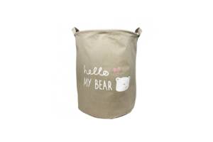 Корзина для іграшок Baby Comfort Hello My Bear коричнева