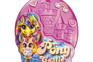 Креативное творчество 'Pony Castle' Danko Toys BPS-01-01U с мягкой игрушкой Розовый