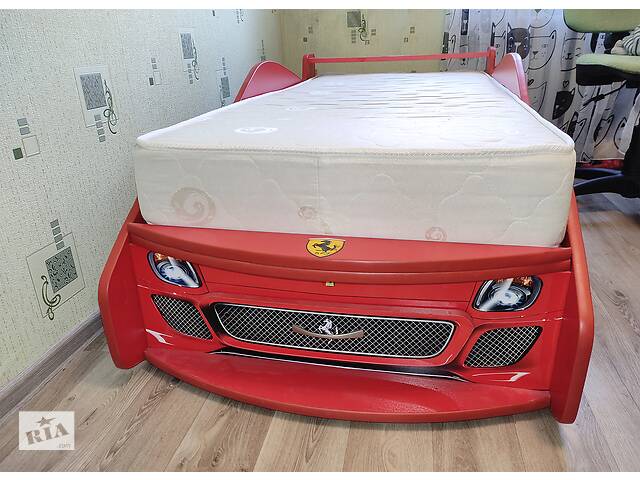 Детская кровать - машина Ferrari 599 gto с ортопедическим матрасом, Харьков