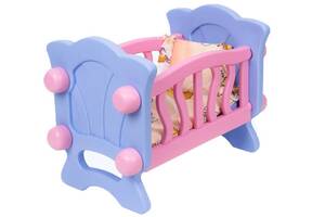 Кроватка для куклы Technok Toys 44 х 27 х 31 см Pink and Purple (56836)