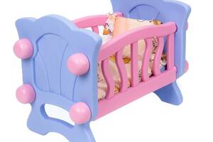 Кроватка для куклы Technok Toys 44 х 27 х 31 см Pink and Purple (56836)