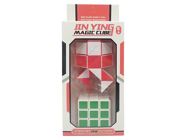 Кубик зі змійкою T1110 в коробці (Червоний)