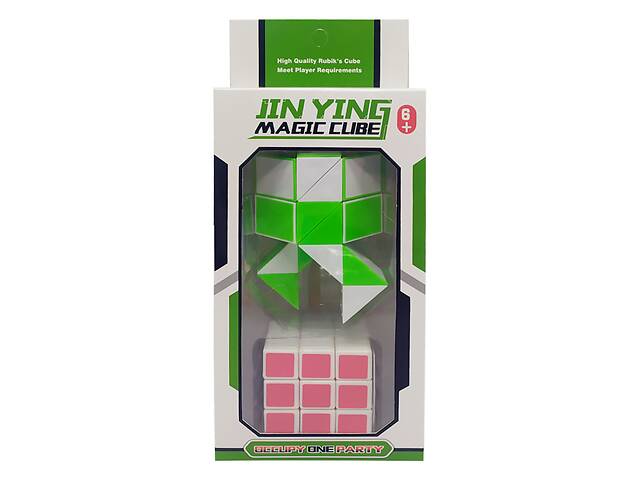 Кубик зі змійкою T1110 в коробці (Зелений)