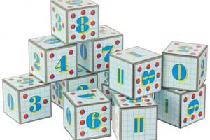 Кубики Гамма 'Арифметика' набір з 12 кубиків у поліпропіленовій упаковці