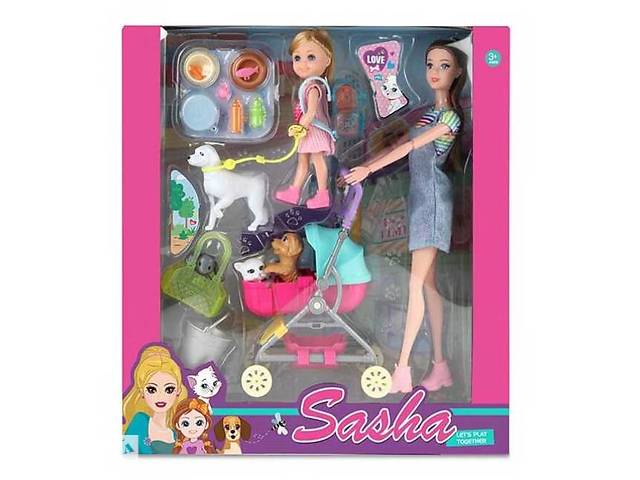 Кукла с аксессуарами Miss Gaga Sasha 2 шт Multicolor (148627)