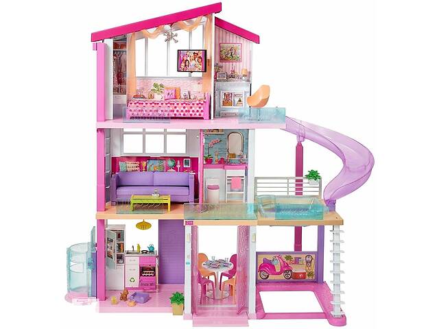 Кукольный дом Barbie с горкой Mattel IR32727