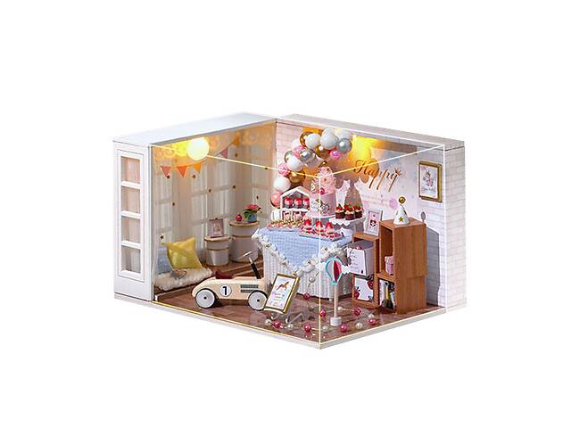 Кукольный дом DIY Cute Room QT-010-B Happy Birthday деревянный конструктор