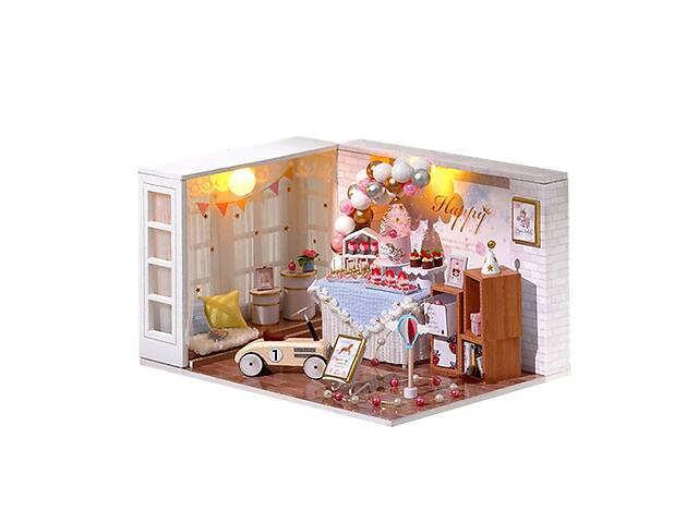 Кукольный дом конструктор DIY Cute Room QT-010-B Happy Birthday