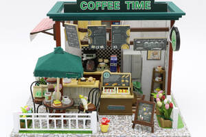 Кукольный домик 3D Румбокс CuteBee DIY Doll HouseCoffee Time (V356SD)