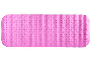 Килимок у ванну на присосках MGZ-0901(Pink) 35х95 см