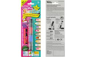 Лак карандаш для ногтей детский Creative Nails на водной основе 2 цвета (MA-303003)