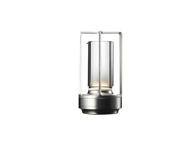 Лампа-ночник светодиодная сенсорная SBTR LED аккумуляторная с регулировкой яркости Серебро (KL-Silver)