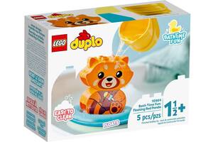 LEGO Конструктор DUPLO My First Приключения в ванной: Красная панда на плоту 10964