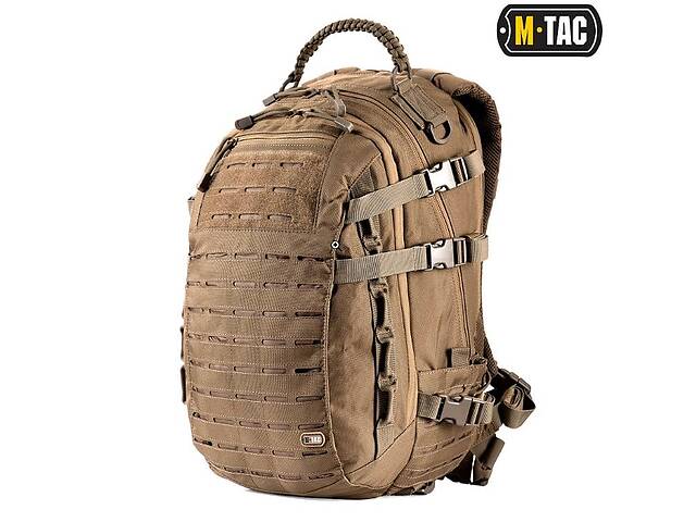 M-Tac рюкзак Mission Pack Laser Cut Coyote, Штурмовий рюкзак для військових ЗСУ 27 ​​літрів