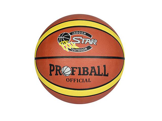 М'яч баскетбольний EV 8801-1 розмір 7, гума, 12 панелей, 580-600г, діаметр 23,8 (Помаранчевий)