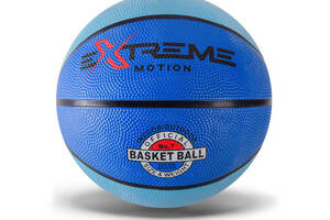 М'яч баскетбольний Extreme Motion BB1485 № 7, 520 грам (Блакитний)