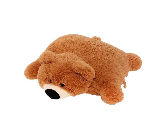 М'яка іграшка-подушка 'Ведмедик' 5784759ALN 45 см, коричнева
