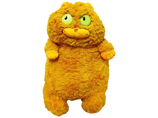 М'яка іграшка 'Товстий кіт' K15214, 40 см (Жовтий)