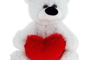 М'яка іграшка 'Ведмедик Бублик із серцем' BBL55-Heart 55 см