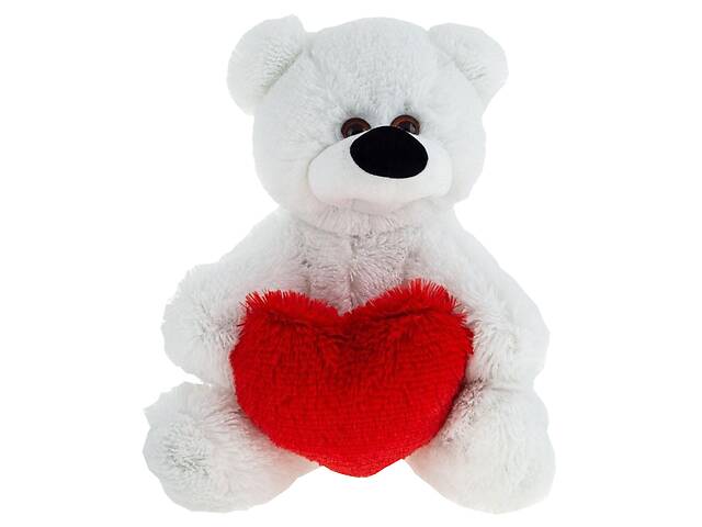 М'яка іграшка 'Ведмедик Бублик із серцем' BBL55-Heart 55 см