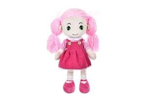 М'яконабивна дитяча лялька M5745UA 40 см (Рожеве плаття)