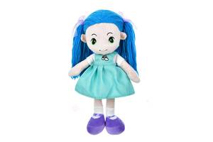 М'яконабивна дитяча лялька M5745UA 40 см (Синє вбрання)