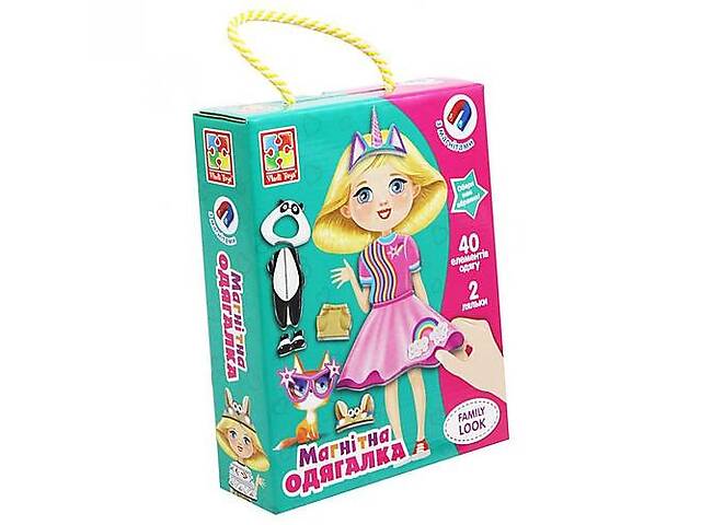 Магнитная одевашка 'Family look' Vladi Toys VT3702-21