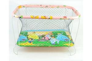 Манеж KinderBox Принцессы 95 х 75 х 60 см Multicolor (35109)