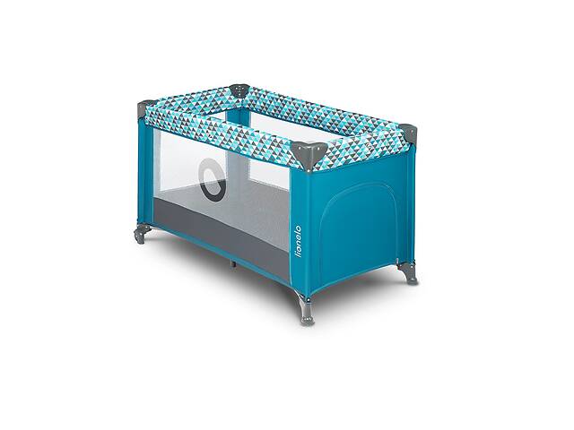 Манеж Lionelo STEFI 125*65*73 см. TURQUOISE