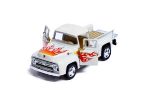 Машинка металева інерційна Pickup FORD F-100 (1956) Kinsmart KT5385FW 1:38 (Білий)