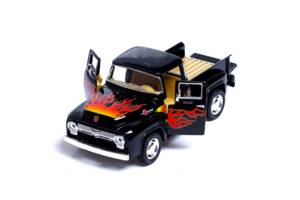 Машинка металева інерційна Pickup FORD F-100 (1956) Kinsmart KT5385FW 1:38 (Чорний)