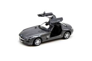 Машинка металева KT5349W Mercedes-Benz SLS AMG (Чорний)
