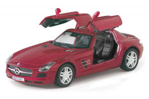 Машинка металева KT5349W Mercedes-Benz SLS AMG (Червоний)