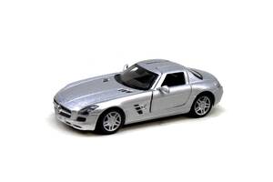 Машинка металева KT5349W Mercedes-Benz SLS AMG (Срібний)