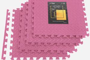 Мат-пазл (ластівчин хвіст) Cornix Mat Puzzle EVA 120 x 120 x 1 cм XR-0230 Pink Купи уже сегодня!