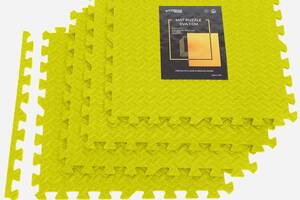 Мат-пазл (ластівчин хвіст) Cornix Mat Puzzle EVA 120 x 120 x 1 cм XR-0236 Yellow Купи уже сегодня!