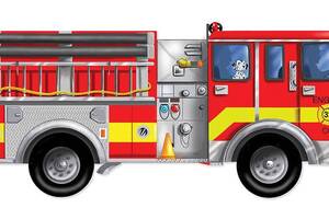 Мега - пазл гигант 'Большая пожарная машина' 24 элемента Melissa&Doug (MD10436)