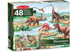 Мега - пазл гигант 'Динозавры' 48 элементов Melissa&Doug (MD10421)