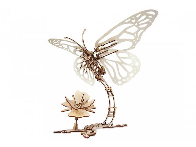 Механічні 3D пазли UGEARS -& laquo; Метелик& raquo;