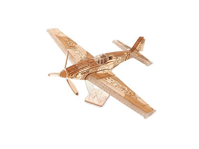 Механический 3D конструктор Veter Models SpeedFighter Самолет Спидфайтер 562 Деталей
