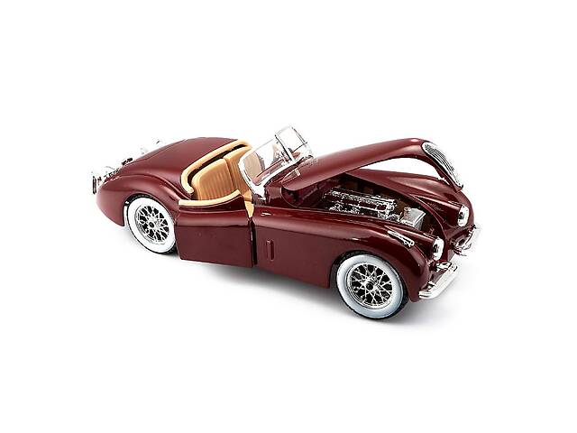 Модель машинки Jaguar Xk 120 1951 Red 1:24 Bburago OL32852