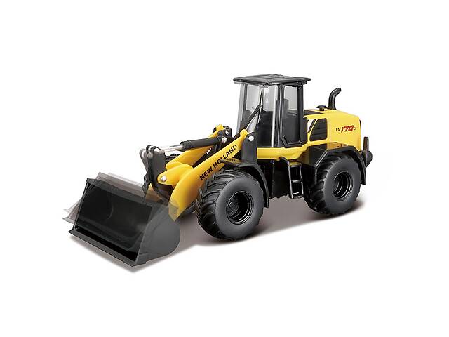 Модель серии Bburago Construction Экскаватор New Holland W170D Yellow OL32840