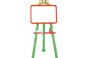 Мольберт для рисования двухсторонний магнитный Doloni Toys 3 в 1 34х47х110 см Красно-зеленый (013777/3)